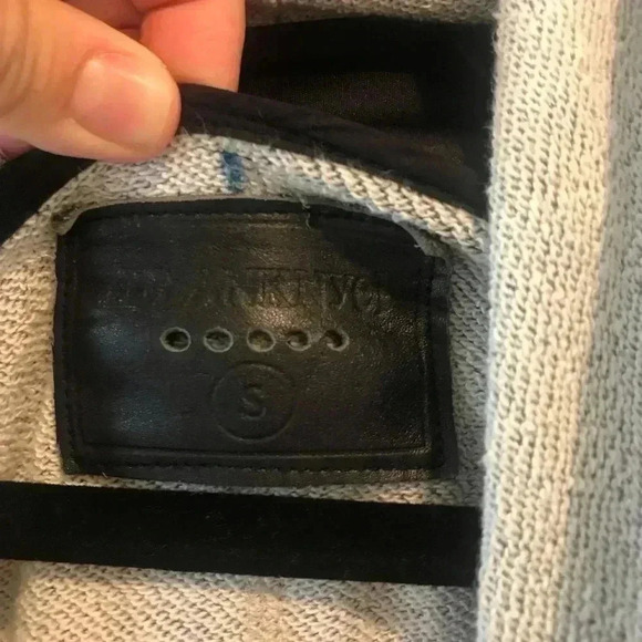 BlankNYC Sz S Open Cardigan Jacket Faux Leather - Picture 7 of 10